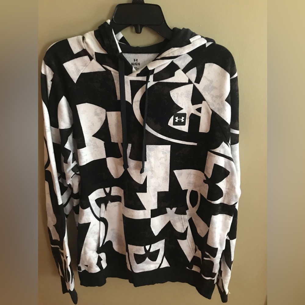Mens Large Under Armour rival fleece pullover hoodie